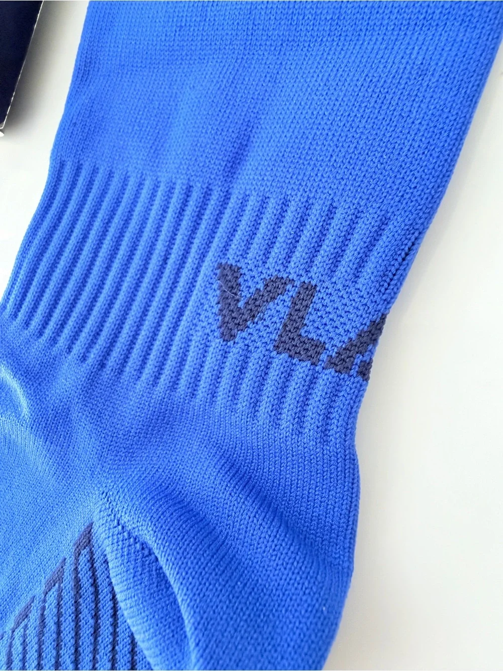 VLACK Athletic Compression Knee High Socks Soccer hockey Blue size M New